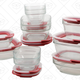Rubbermaid 22-Piece Glass Easy Find Lid Storage System, $38
